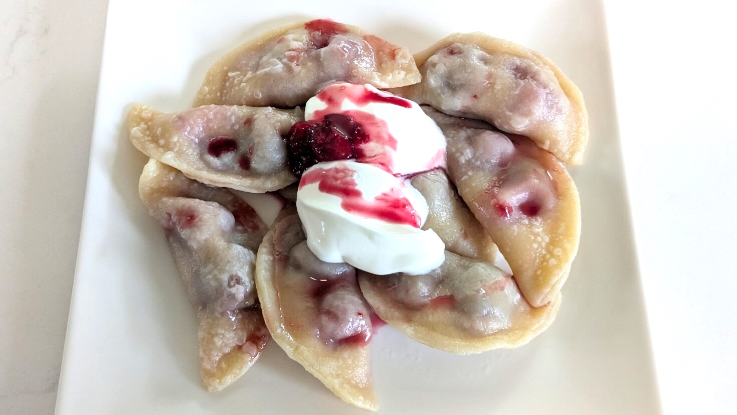Cherry Varenyky (Ukrainian Dumplings) | Sweet Holiday Tradition